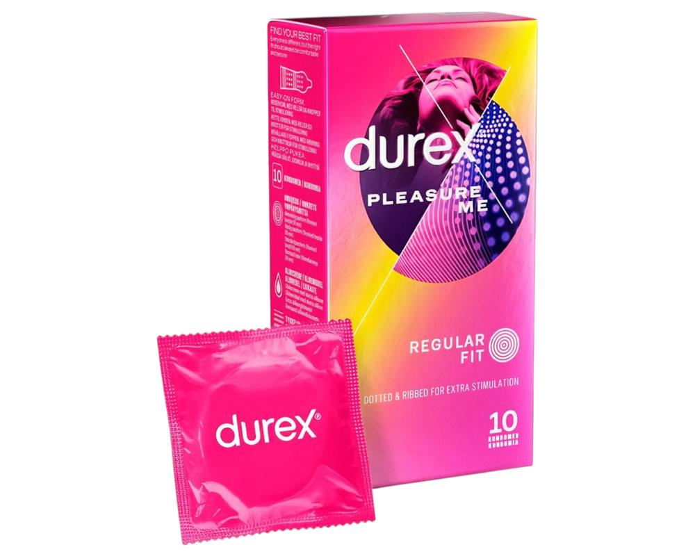 Durex Pleasure Me - bordás-pontozott óvszer (10db) akciós termékkép 1