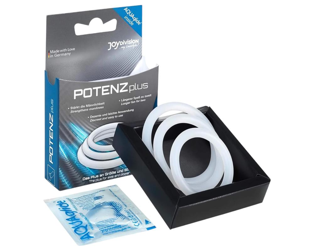  POTENZplus péniszgyűrű - szett (3db) akciós termékkép 1