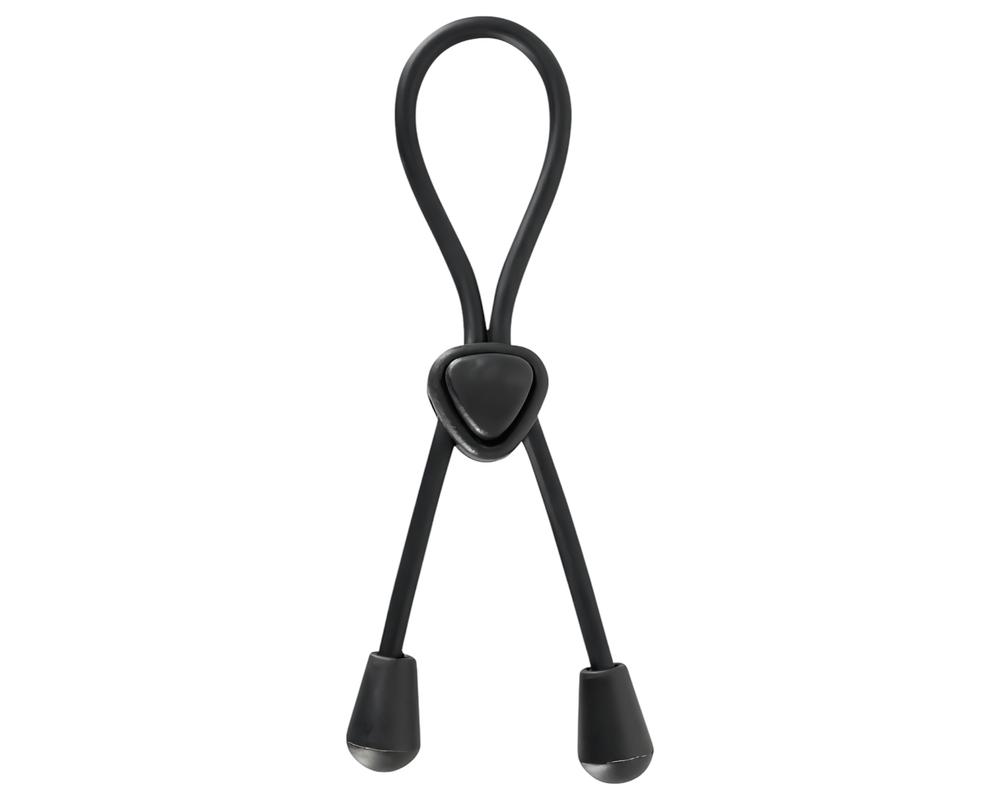  You2Toys - Állítható szilikon péniszgyűrű (fekete) akciós termékkép 1
