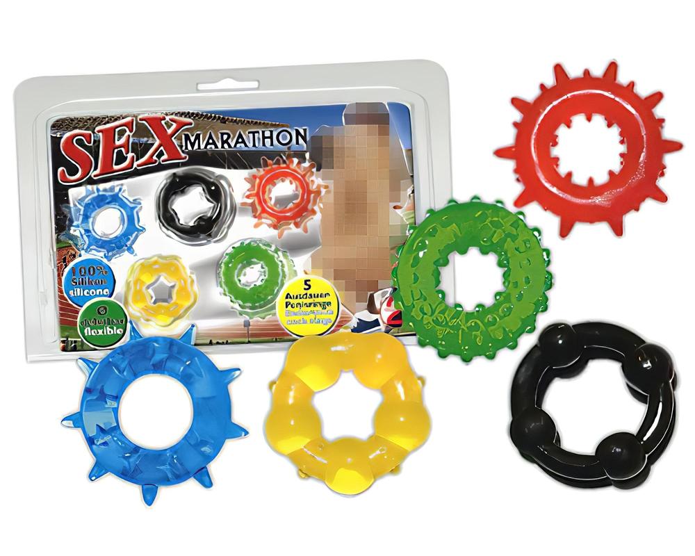  You2Toys - Szex-maraton péniszgyűrűk akciós termékkép 1