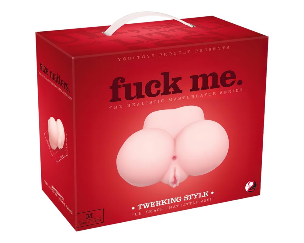  You2Toys - fuck me Twerking Style - élethű vagina és popó (natúr) akciós termékkép 1