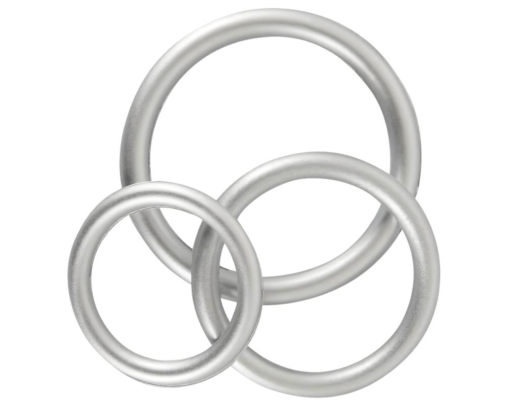  You2Toys Metallic - szilikon péniszgyűrű szett (3db) akciós termékkép 1