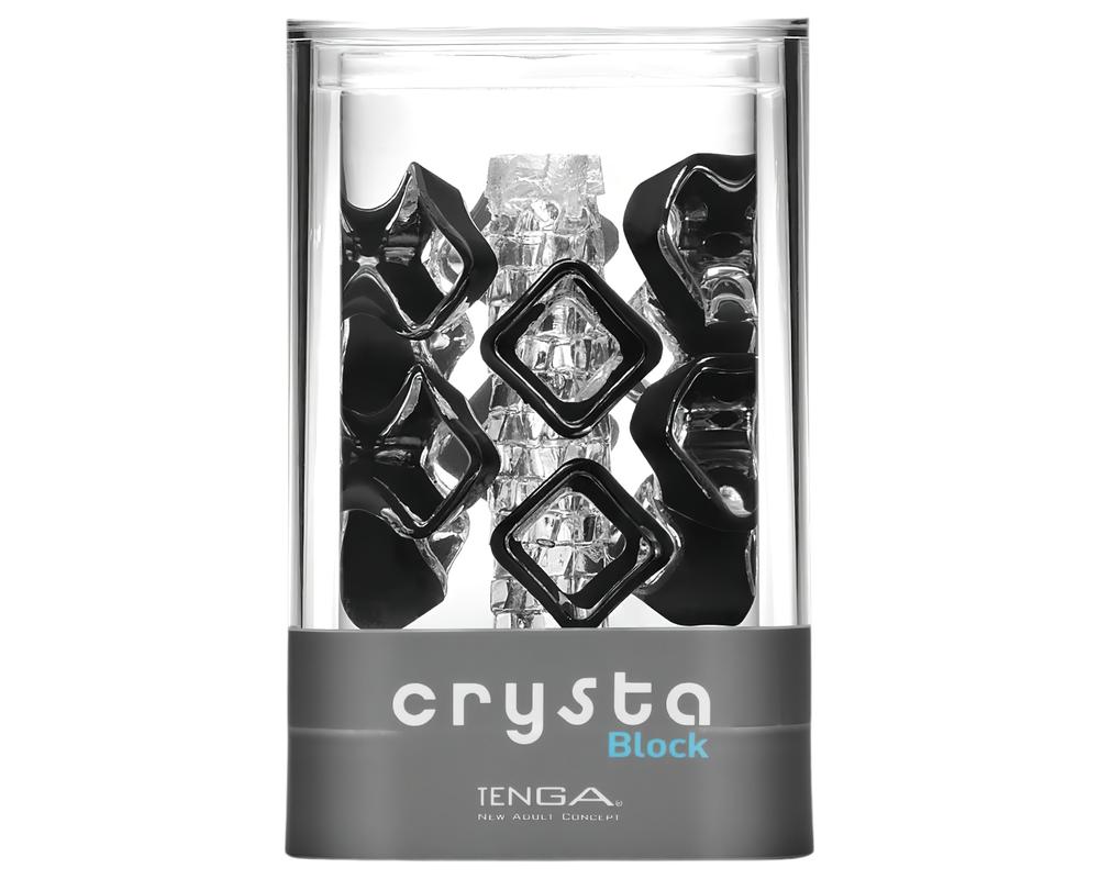  TENGA Crysta - négyzetes maszturbátor (block) akciós termékkép 1