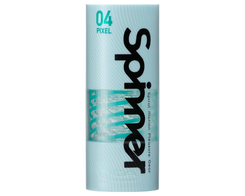  TENGA Spinner Pixel - maszturbátor (áttetsző) akciós termékkép 1