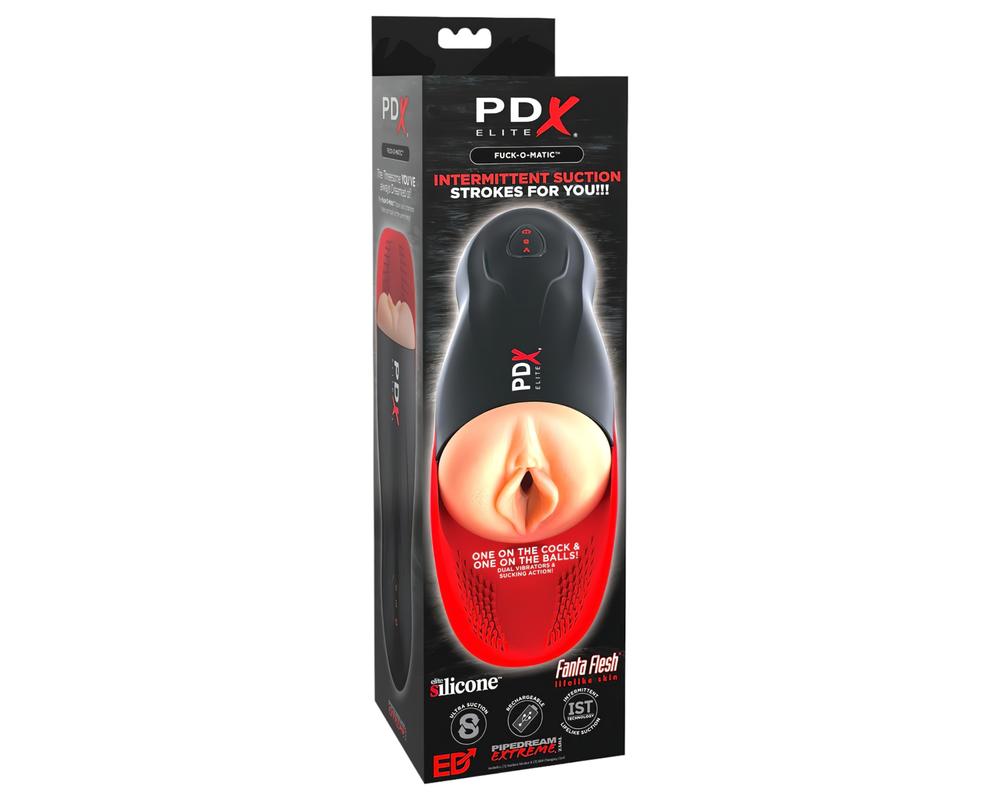  PDX Elite Fuck-O-Matic - akkus, szívó műpunci maszturbátor akciós termékkép 1