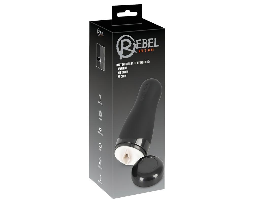 Rebel 3 Functions - akkus, melegítős műpunci maszturbátor akciós termékkép 1