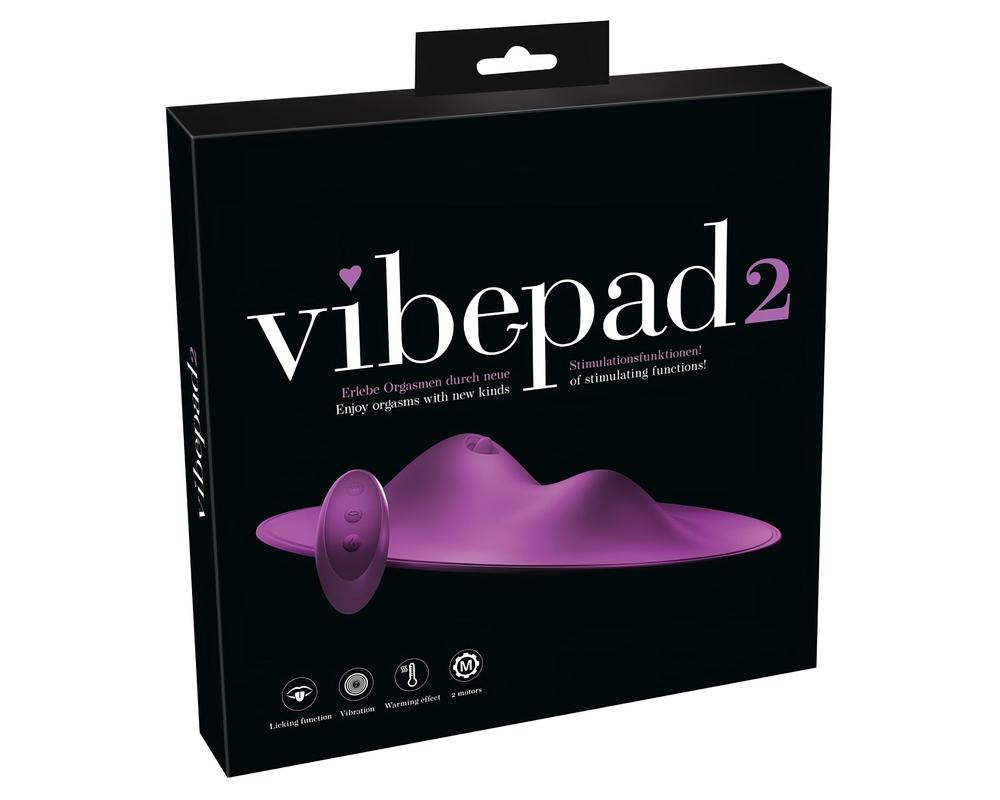  VibePad 2 - akkus, rádiós, nyaló párna vibrátor (lila) akciós termékkép 1