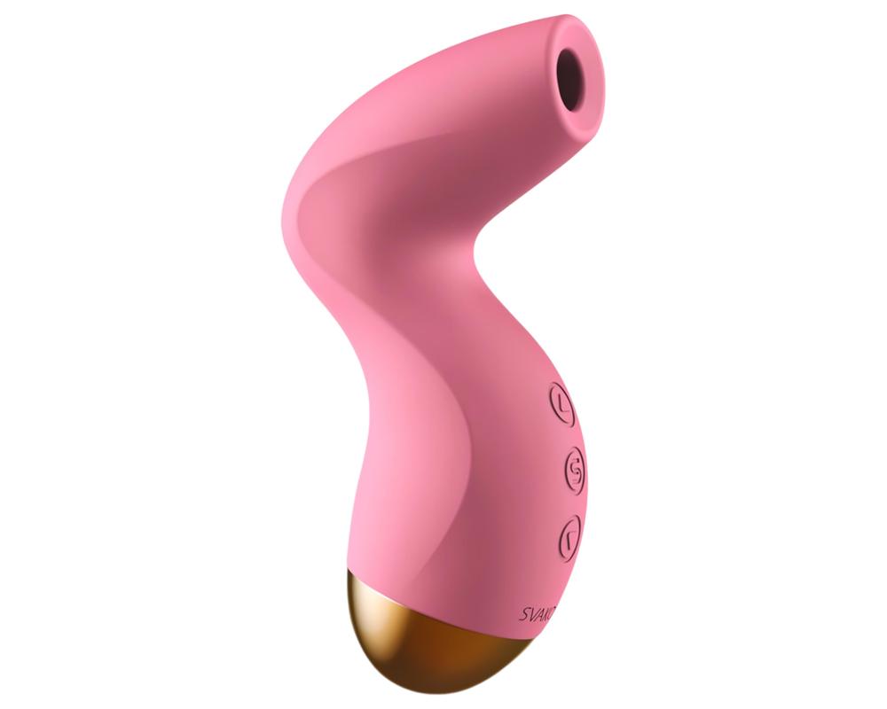  Svakom Pulse Pure - akkus, léghullámos csiklóizgató (pink) akciós termékkép 1