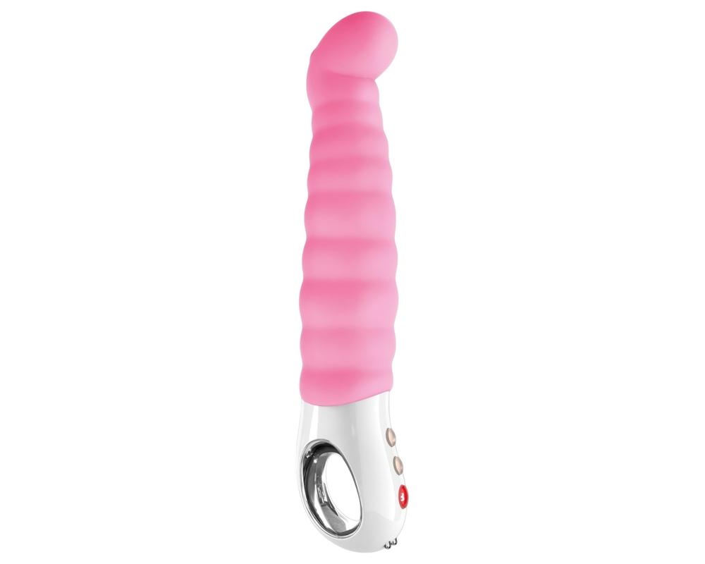  Fun Factory G5 - akkus, vízálló bordás G-pont vibrátor (pink) akciós termékkép 1