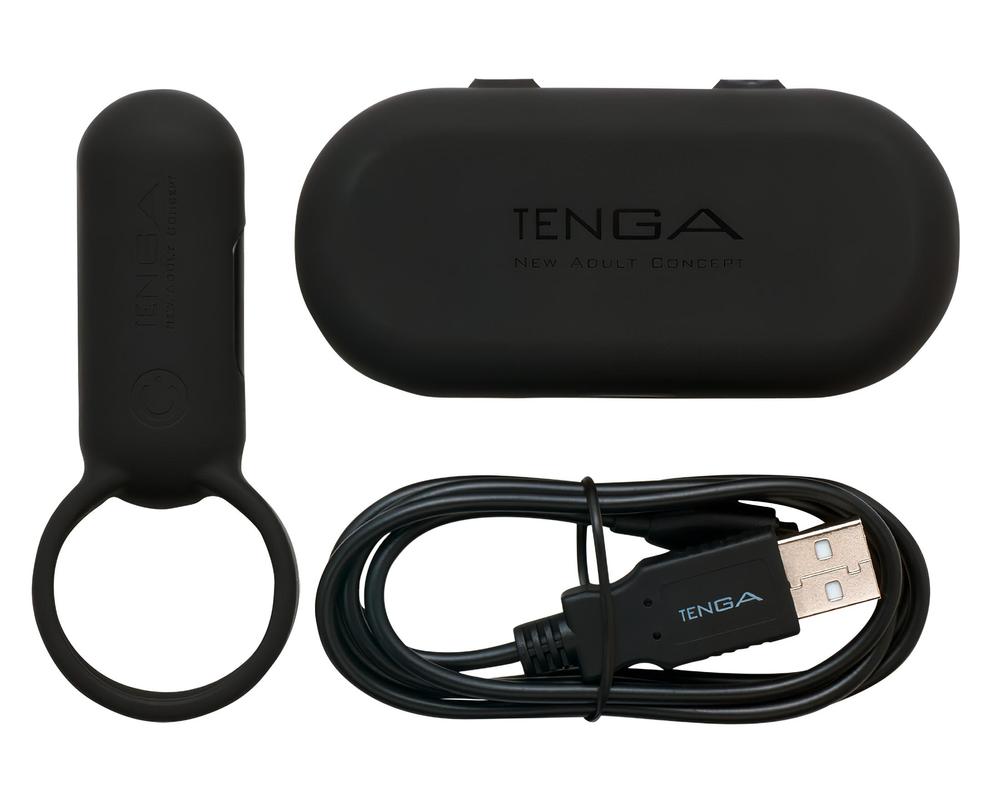  TENGA Smart Vibe vibrációs péniszgyűrű (fekete) akciós termékkép 1