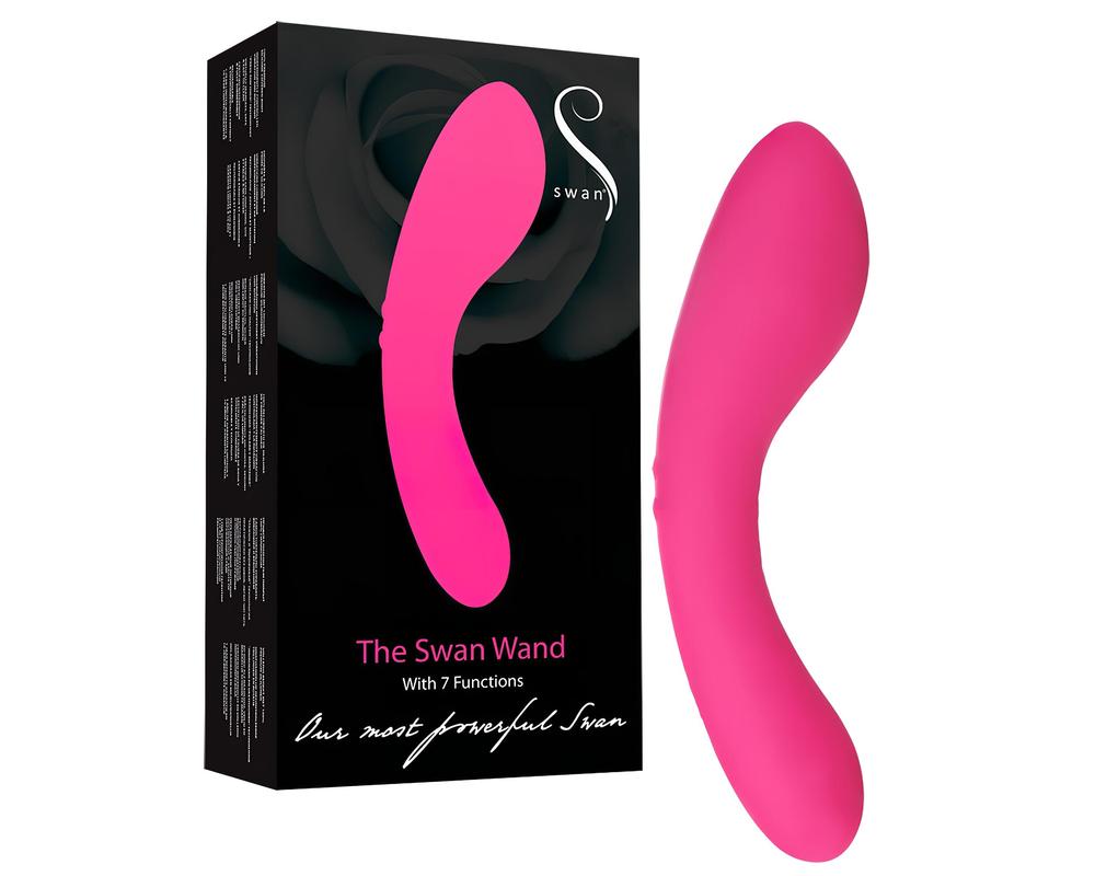  The Swan Wand - akkus masszírozó vibrátor (pink) akciós termékkép 1