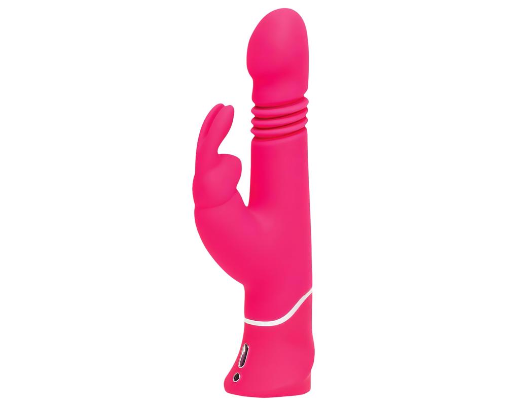  Happyrabbit Thrusting - akkus, csiklókaros lökő vibrátor (pink) akciós termékkép 1