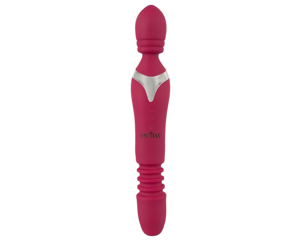  Javida Thrusting - 3in1 masszírozó vibrátor (piros) akciós termékkép 1