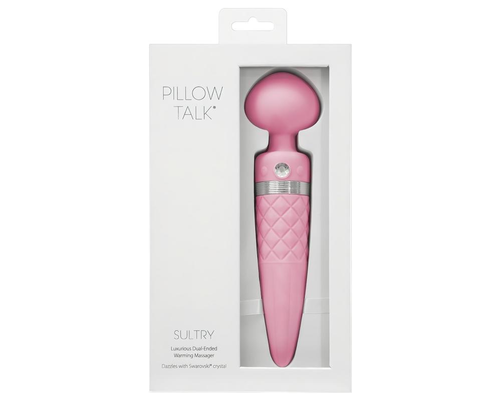  Pillow Talk Sultry - melegítős, 2 motoros masszírozó vibrátor (pink) akciós termékkép 1