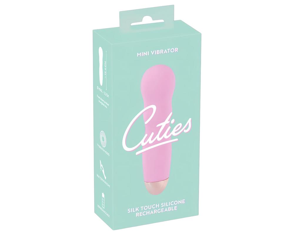  Cuties Mini Rose - akkus, hullámos vibrátor (pink) akciós termékkép 1