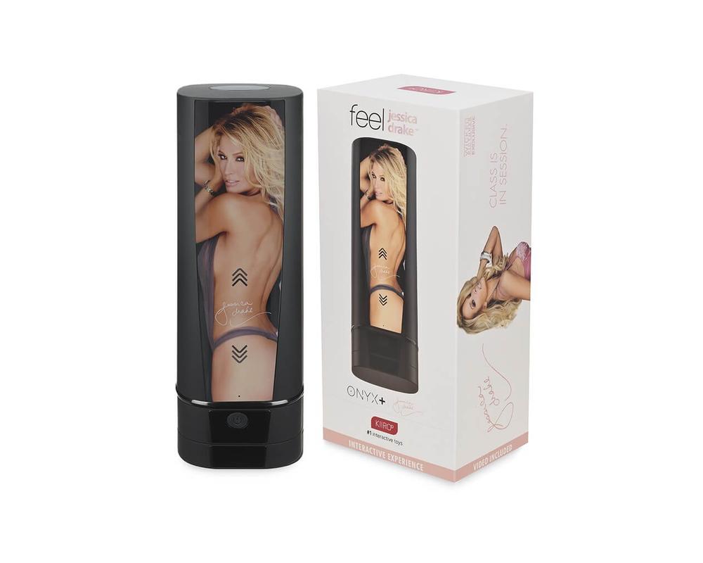  Kiiroo Onyx+ Jessica Drake Exp. - interaktív maszturbátor (fekete) akciós termékkép 1