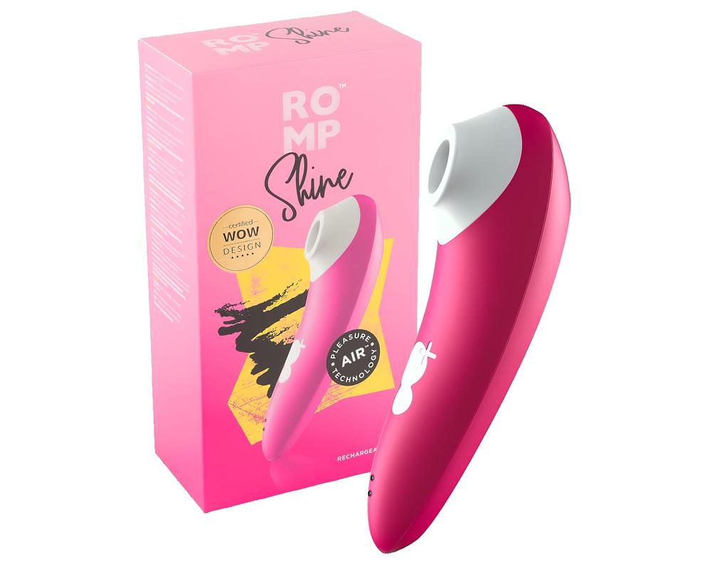  ROMP Shine - vízálló léghullámos csiklóizgató (pink) akciós termékkép 1