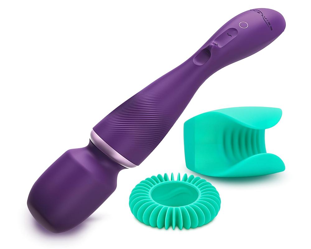  We-Vibe Wand - akkus, okos masszírozó vibrátor (padlizsán) akciós termékkép 1