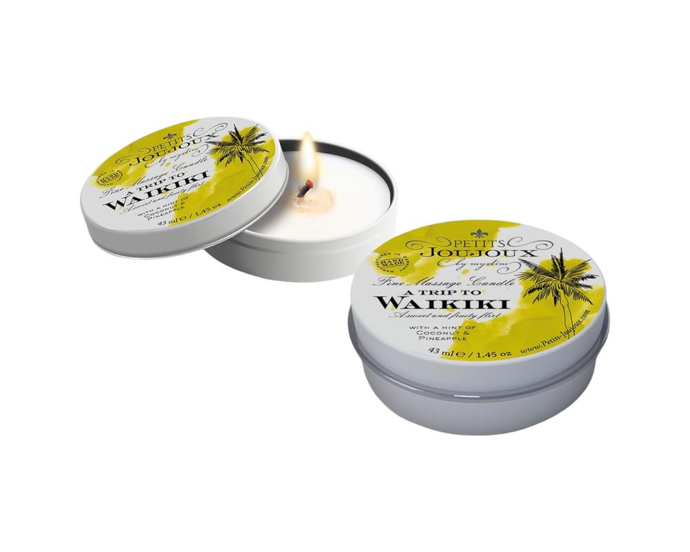  Petits Joujoux Waikiki - masszázsgyertya - kókusz-ananász (43ml) akciós termékkép 1