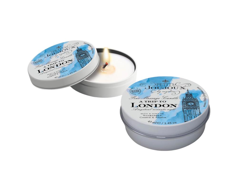  Petits Joujoux London - masszázsgyertya- rebarbara-ámbra (43ml) akciós termékkép 1