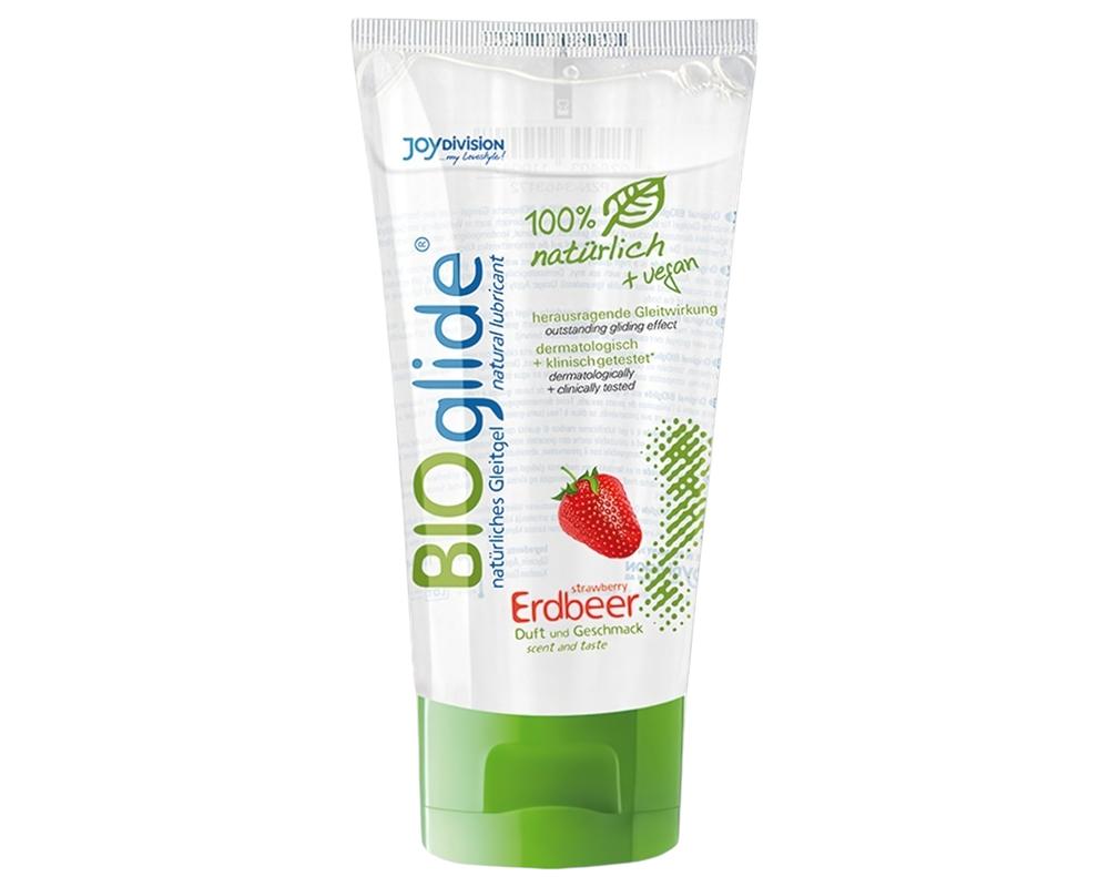  BIOglide - vízbázisú síkosító - eper (80ml) akciós termékkép 1