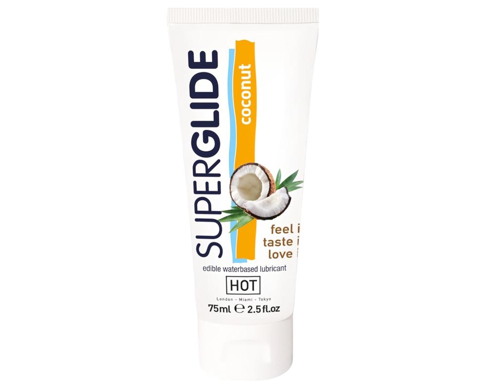  HOT Superglide Kókusz - ehető síkosító (75ml) akciós termékkép 1