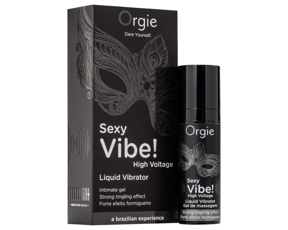 Orgie Sexy Vibe High Voltage - folyékony vibrátor nőknek és férfiaknak (15ml)