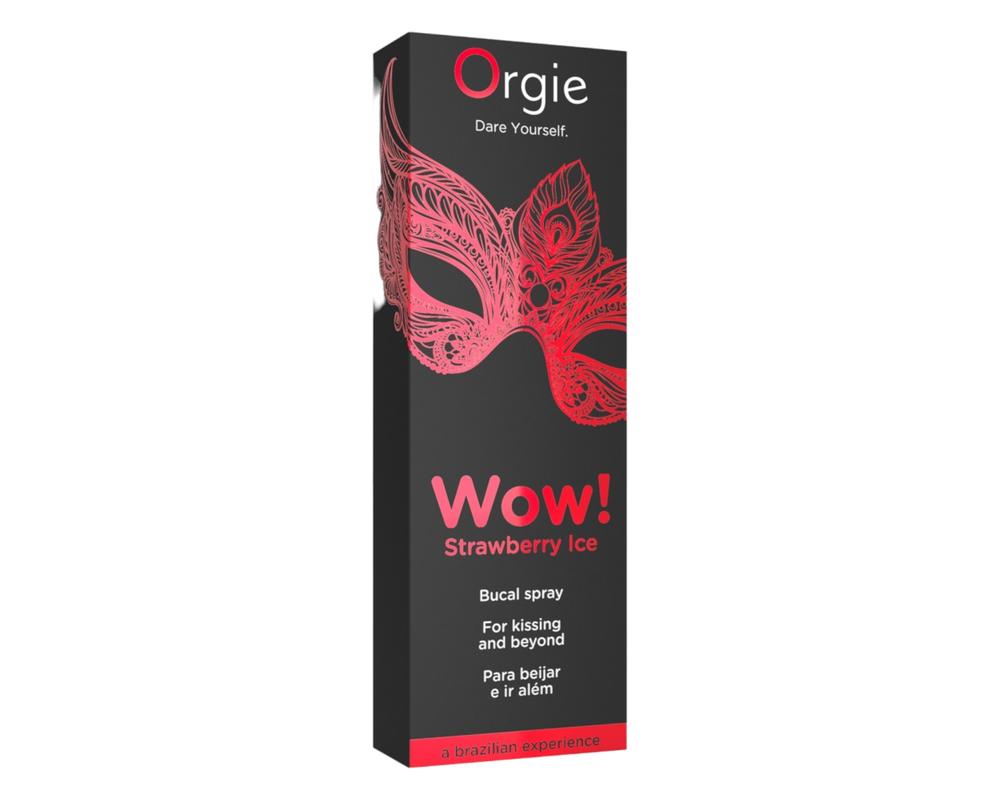  Orgie Wow Strawberry Ice - hűsítő orál spray (10ml) akciós termékkép 1