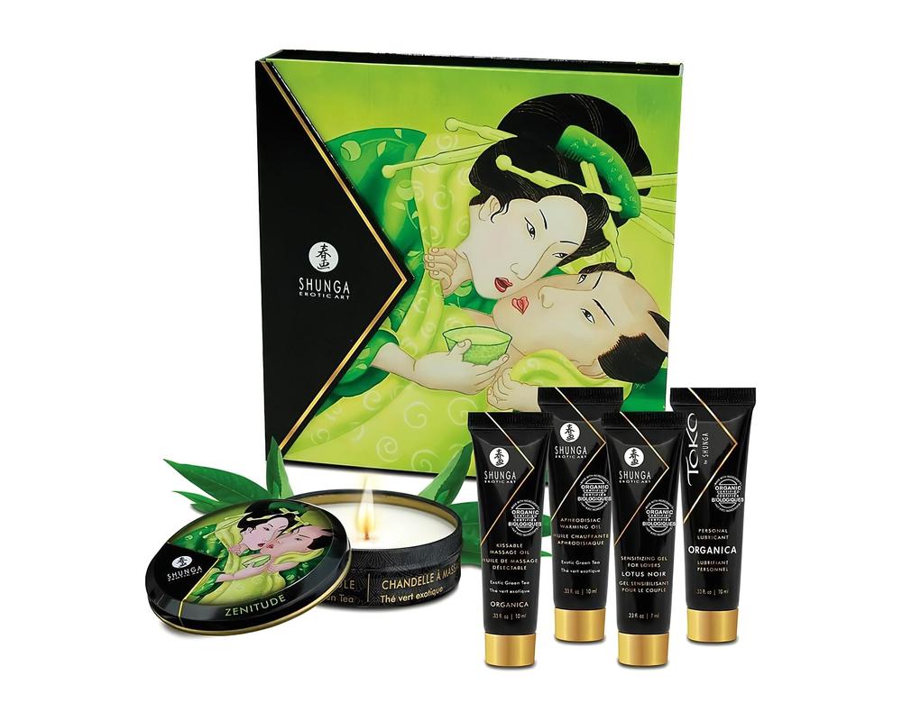  SHUNGA Geisha - síkosító, masszázsolaj és gyertya szett (5) - akciós termékkép 1