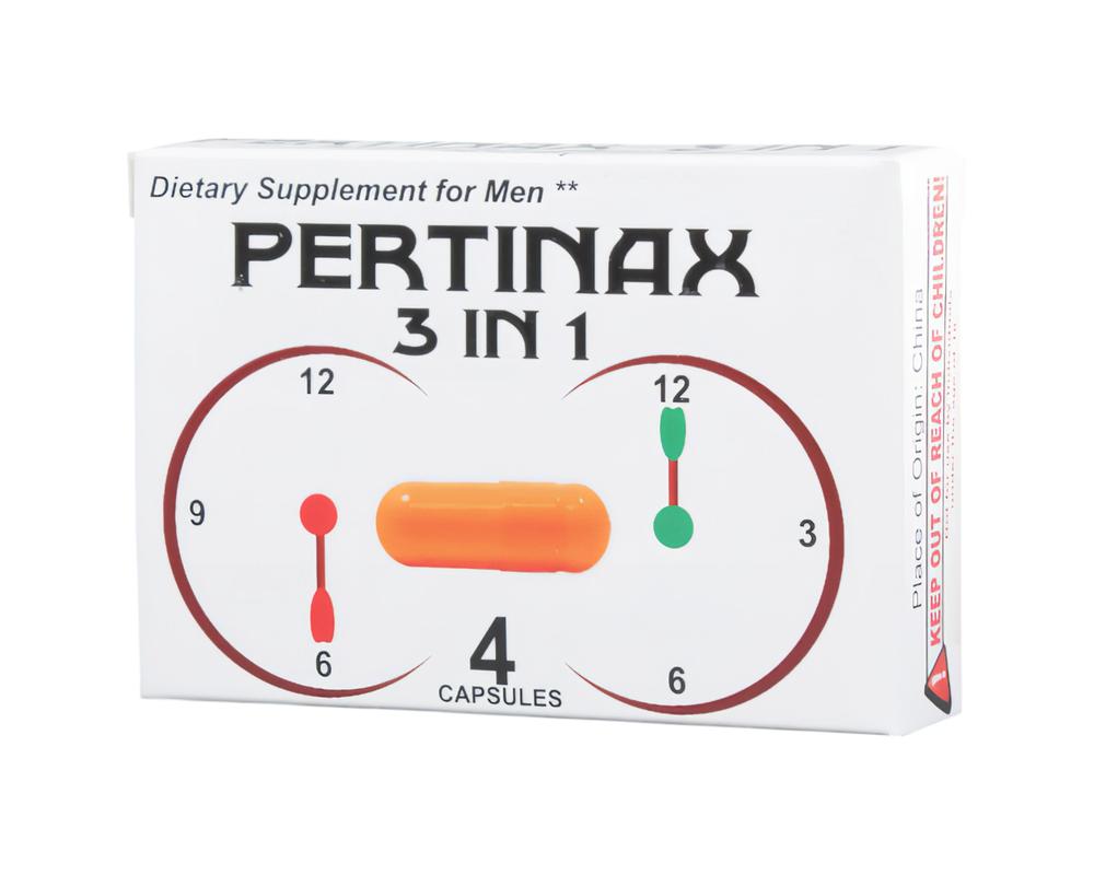  Pertinax 3in1 Plus - étrend-kiegészítő kapszula férfiaknak (4db) akciós termékkép 1