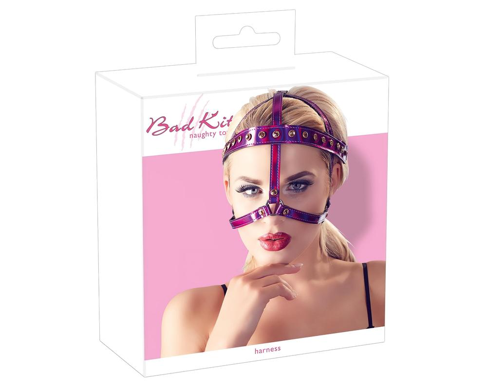  Bad Kitty - strasszos fejhám (metálrózsaszín) akciós termékkép 1