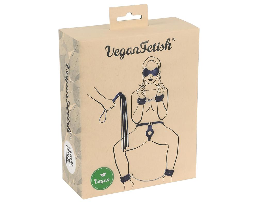  Vegan Fetish - kötöző szett (7 részes) - fekete akciós termékkép 1