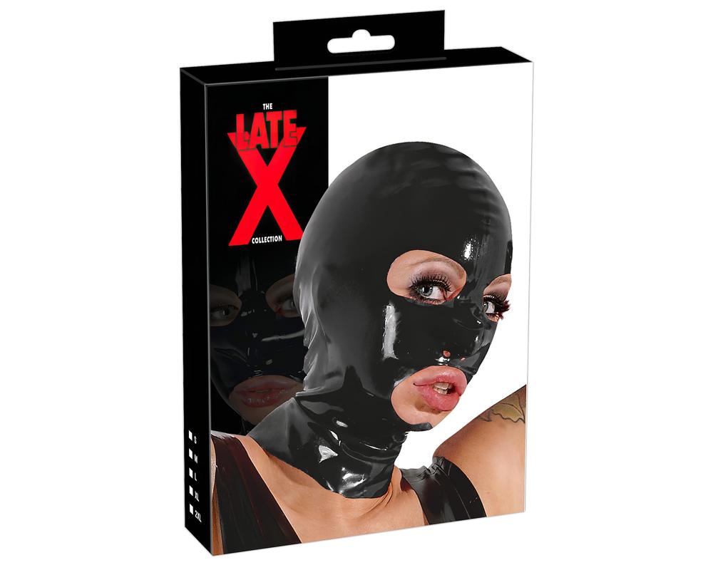 LATEX - szopóálarc (fekete) akciós termékkép 1