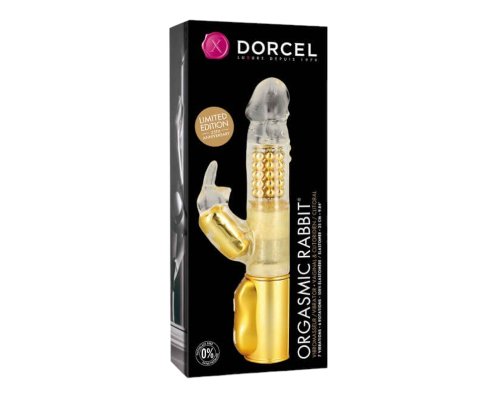 Dorcel Orgasmic Rabbit - csiklókaros vibrátor (arany)