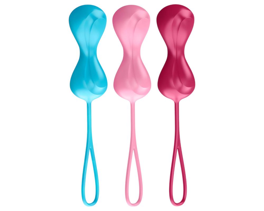  Satisfyer Power Balls - mozgó golyós gésagolyó-duó szett (3 részes) akciós termékkép 1