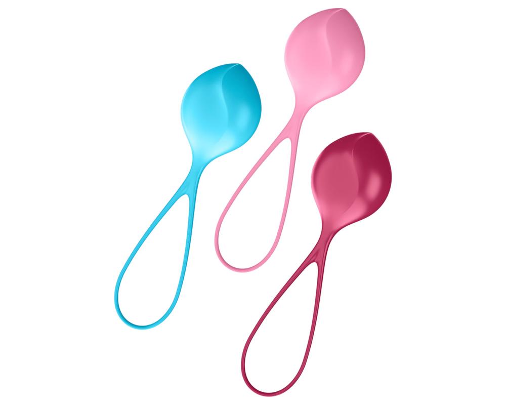  Satisfyer Strengthening Balls - szimpla gésagolyó szett (3 részes) akciós termékkép 1