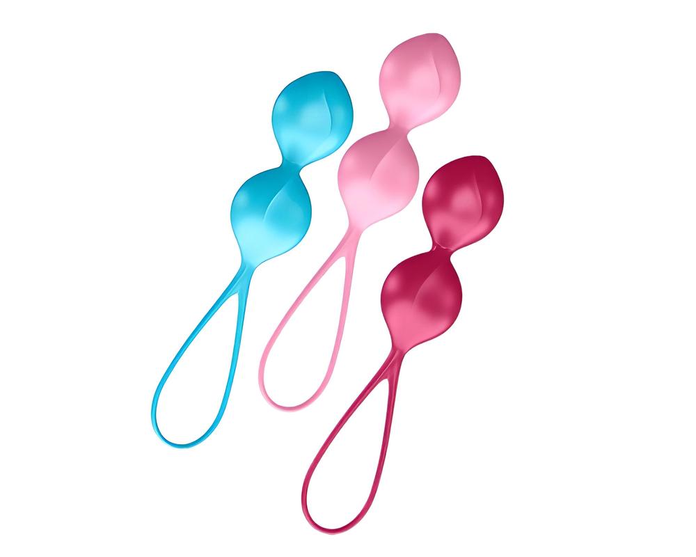 Satisfyer V Balls - gésagolyó-duó szett (3 részes) akciós termékkép 1