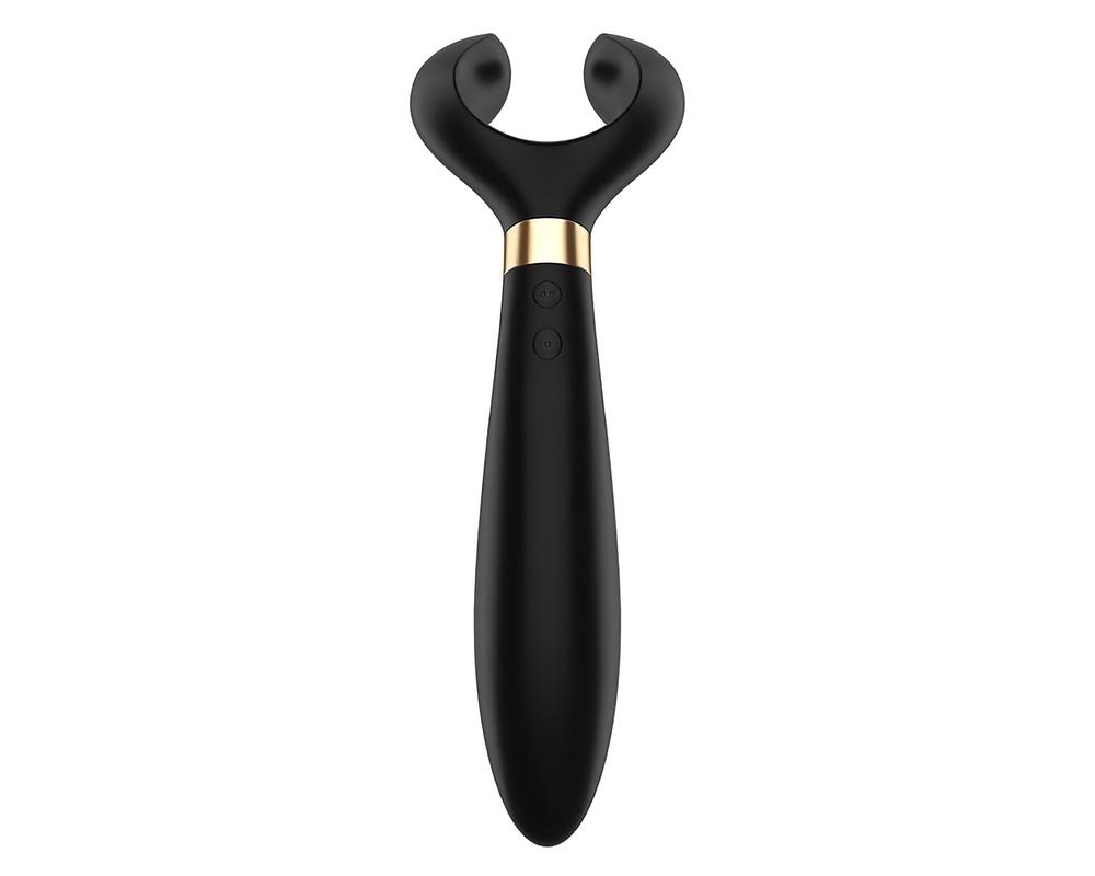  Satisfyer Endless Fun - akkus, vízálló párvibrátor (fekete) akciós termékkép 1
