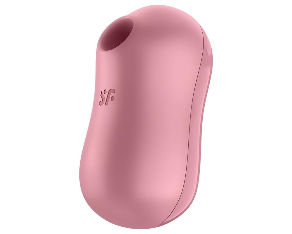  Satisfyer Cotton Candy - akkus léghullámos csiklóvibrátor (korall) akciós termékkép 1