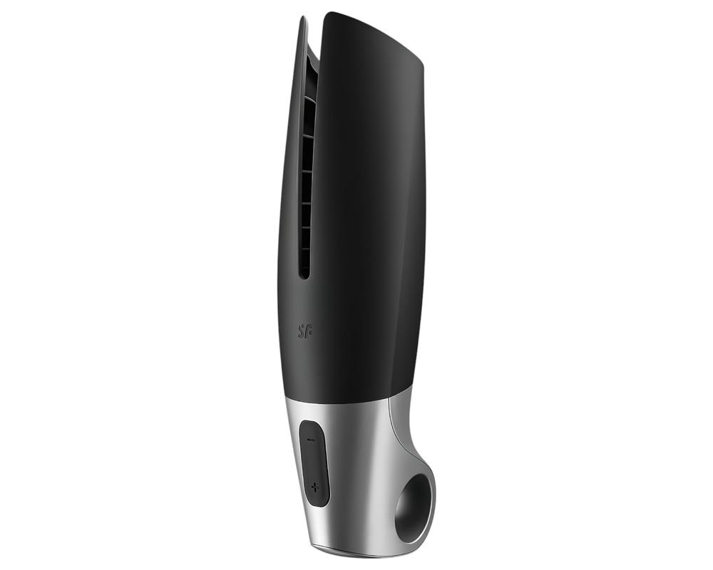  Satisfyer Power - okos, akkus maszturbátor (fekete-ezüst) akciós termékkép 1