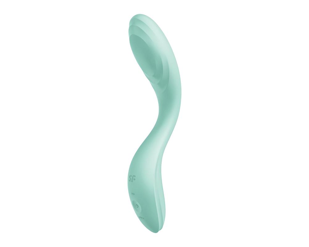  Satisfyer Rrrolling - akkus, mozgó golyós G-pont vibrátor (menta) akciós termékkép 1