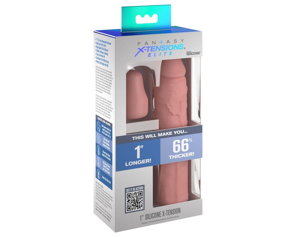  X-TENSION Elite 1 - méretre vágható péniszköpeny (natúr) akciós termékkép 1