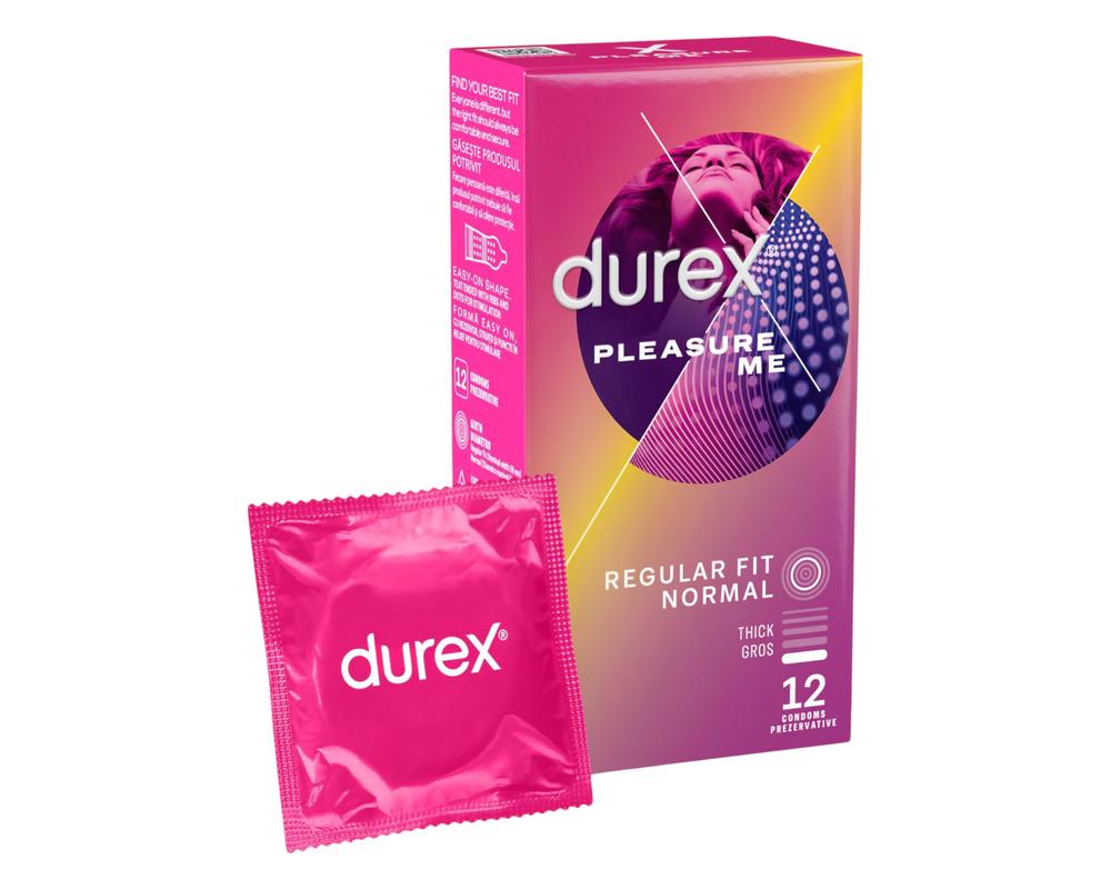  Durex Emoji PleasureMe - bordás-pontozott óvszer (12db) akciós termékkép 1