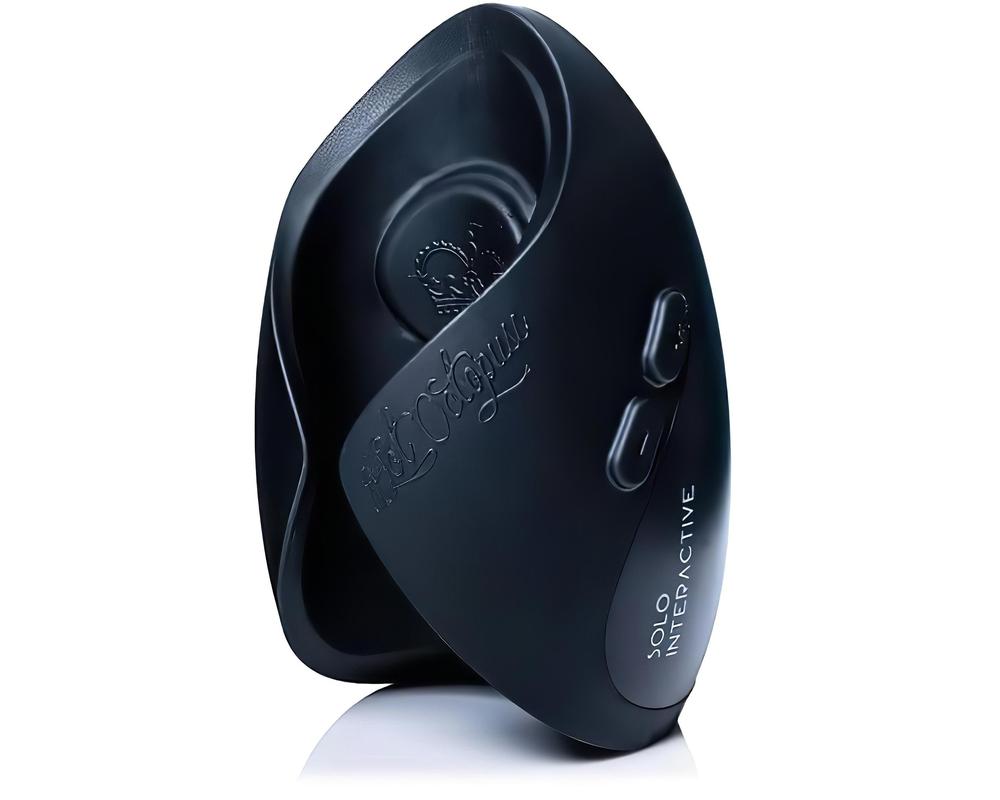  Pulse Solo Interactive - akkus, okos maszturbátor (fekete) akciós termékkép 1