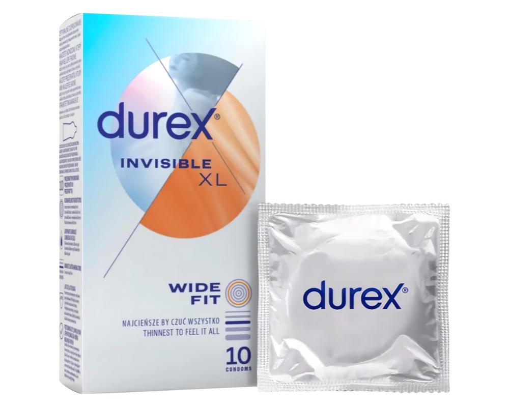  Durex Invisible XL - extra nagy óvszer (10db) akciós termékkép 1