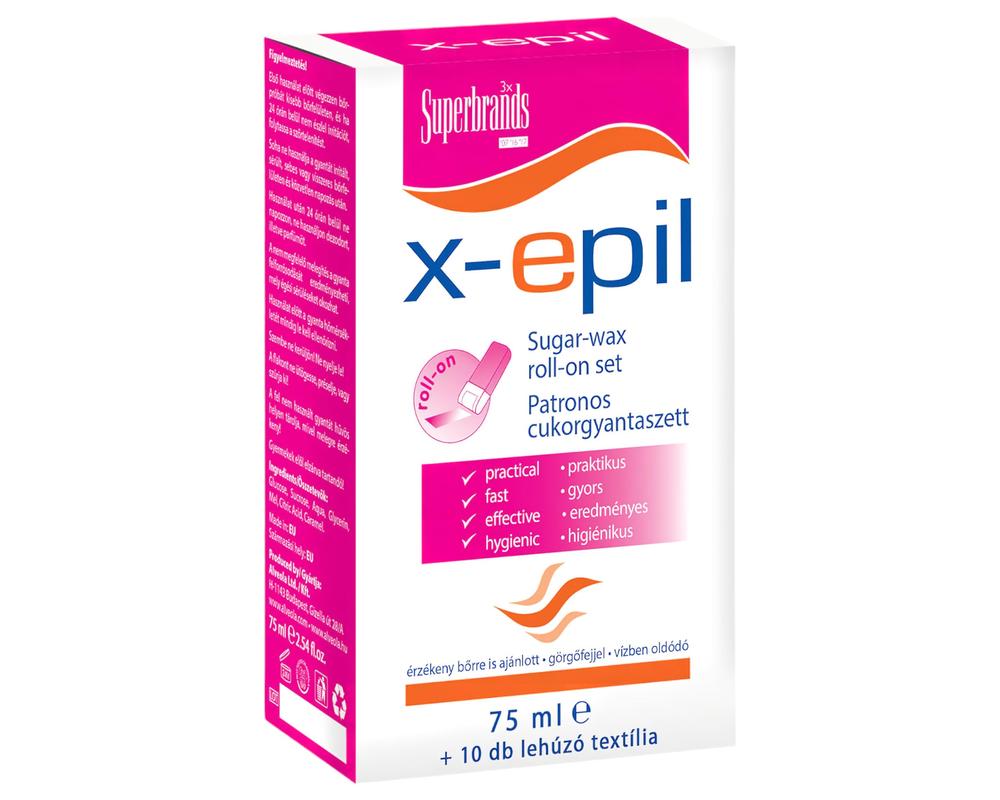  X-Epil - patronos cukor gyantázószett akciós termékkép 1