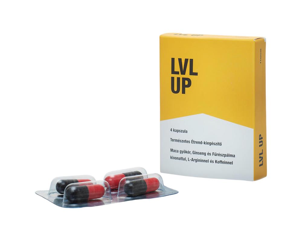  LVL UP - term. étrend-kiegészítő férfiaknak (4db) akciós termékkép 1