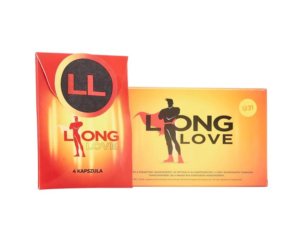 Long Love - magömlés késleltető étrend kiegészítő férfiaknak (4db)