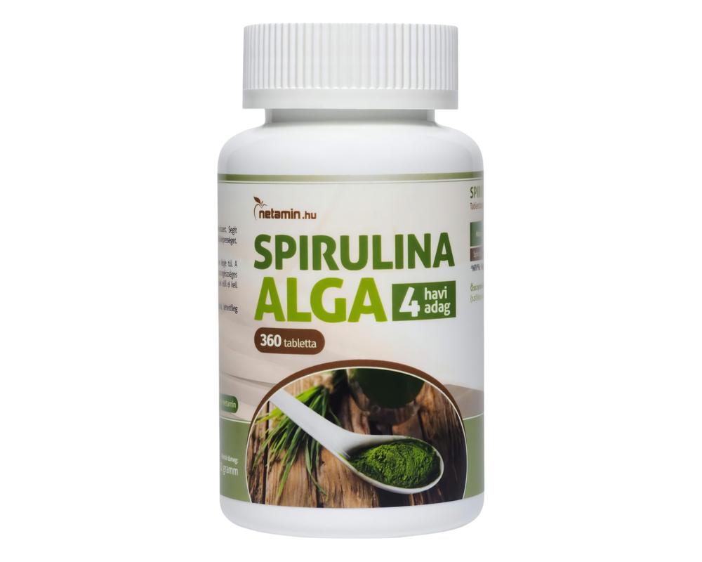  Netamin Spirulina - étrend-kiegészítő kapszula (360db) akciós termékkép 1