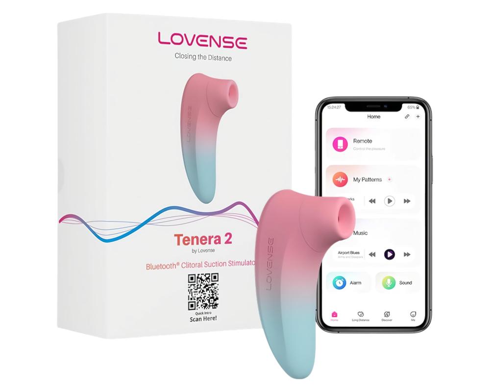  LOVENSE Tenera 2 - okos csiklóizgató (kék-pink) akciós termékkép 1